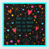 イエス様のような愛！"インスピレーション"ウィンドウの固定 ウィンドウサイン (シート)