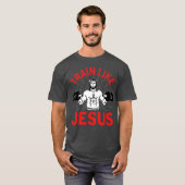 イエス様のようにトレーニングしよう Tシャツ (正面フル)