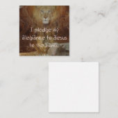 イエス様のグリーティングカードに忠誠を誓う ノートカード (正面/裏面)