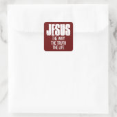 イエス様の人生の真実 スクエアシール (バッグ)