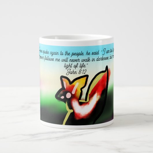 イエス様の光 ジャンボコーヒーマグカップ (正面)