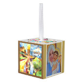 イエス様の写真 キューブオーナメント (裏面アングル)