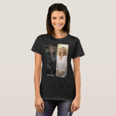 イエス様の前と後の女性Tシャツ Tシャツ (正面フル)