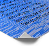 「イエス様の友人とは何か」歌詞 ポスター (角)