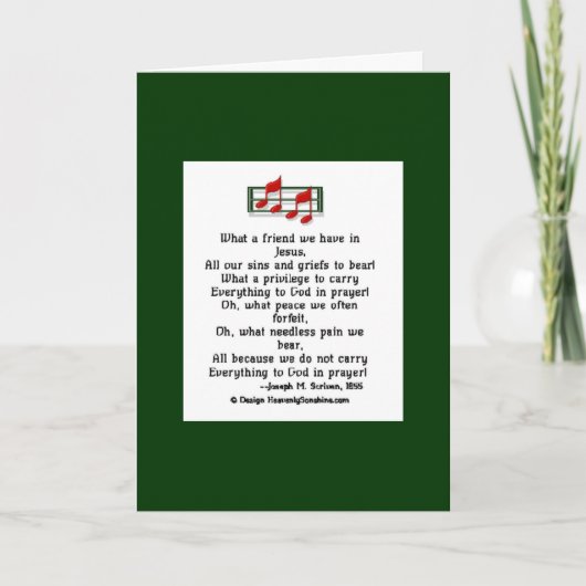 イエス様の友 カード (正面)