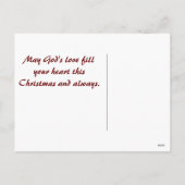 イエス様の名前 – クリスマスポストカード (裏面)