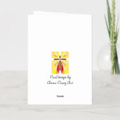 イエス様の喜びと恵み 箔シーズンカード (裏面)