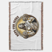 イエス様の営業担当 スローブランケット (正面縦)