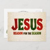 イエス様の季節の理由 ポストカード (正面/裏面)