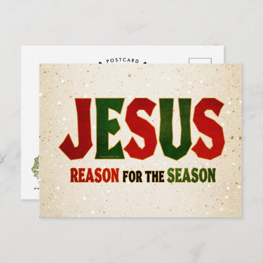 イエス様の季節の理由 ポストカード (正面/裏面)