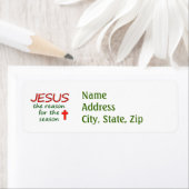 イエス様の季節の理由 ラベル (インサイチュ)