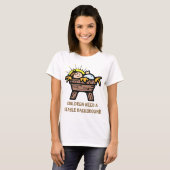 イエス様の安定した背景 Tシャツ (正面フル)