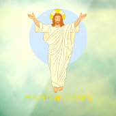 イエス様の復活祭が復活するのを見る ウィンドウサイン (シート3)