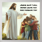 イエス様の忠実な約束がポスター ポスター (正面)