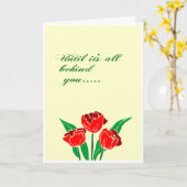 イエス様の愛があなたに後れている カード (黄色い花)