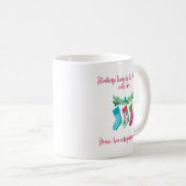 イエス様の愛はクリスマスの比較を超えている コーヒーマグカップ (正面右)