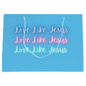 イエス様の抱き枕 ラージペーパーバッグ (正面)