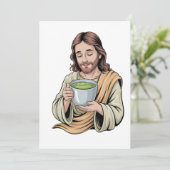 イエス様の抹茶ドリンク クリスチャン シーズンカード (スタンド正面)