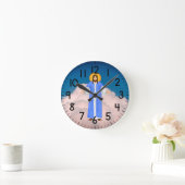 イエス様の時計 ラウンド壁時計 (ホーム)