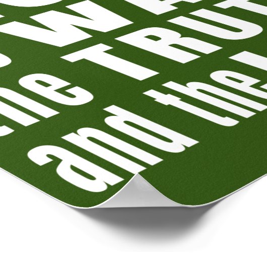 イエス様の真実と人生の道 ポスター (角)