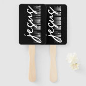 イエス様の真実と人生 ハンドファン (正面&裏面)