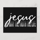 イエス様の真実と人生 ポストカード (正面)