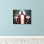 イエス様の祈りのハート キャンバスプリント (インサイチュ (ウッドフロア))