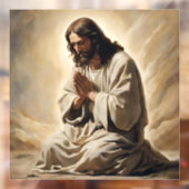 イエス様の笑顔の窓が閉まっている ウィンドウサイン (シート2)