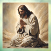 イエス様の笑顔の窓が閉まっている ウィンドウサイン (シート3)