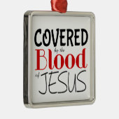 イエス様の血で覆われたクリスチャンオーナメント メタルオーナメント (右)