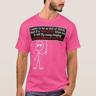 イエス様の血には力がある Tシャツ
