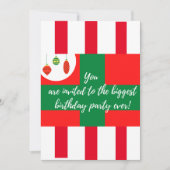 イエス様の誕生日おめでとう 招待状 (正面)