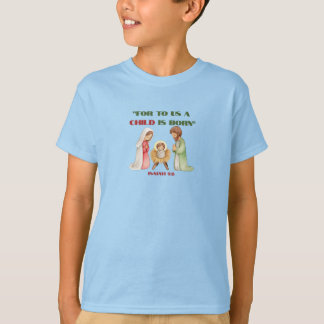 イエス様の誕生 - クリスマス テーマ Tシャツ