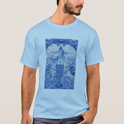 イエス様の青いタイルモザイク, ポルトガル Tシャツ (正面)