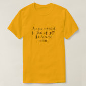 イエス様のWiFiに接続中 宗教的なイエロー Tシャツ (デザイン正面)