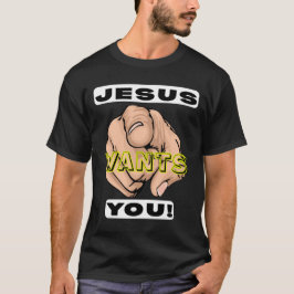 イエス様はあなたを望んでおられる キリスト教福音伝道 Tシャツ