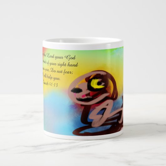 イエス様はここにいます  ジャンボコーヒーマグカップ (正面)