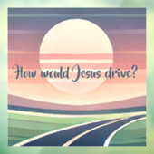 イエス様はどうやって運転するんだ？ ウィンドウサイン (シート3)