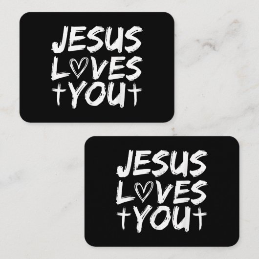 イエス様はイエス様を愛する 名刺 (正面/裏面)