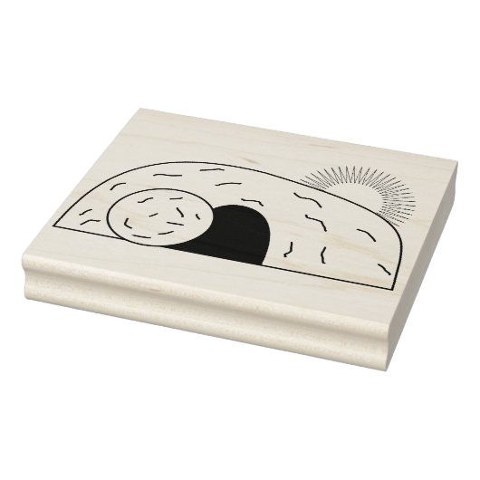 イエス様はイラストレーションの紋章を上げた ラバースタンプ (スタンプ)