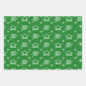 イエス様はキリスト教の主レトロ70年代の色彩 ラッピングペーパーシート (正面2)