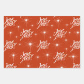 イエス様はキリスト教の主レトロ70年代の色彩 ラッピングペーパーシート (正面)