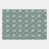 イエス様はキリスト教の主レトロ70年代の色彩 ラッピングペーパーシート (正面2)