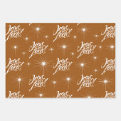 イエス様はキリスト教の主レトロ70年代の色彩 ラッピングペーパーシート (正面)