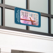 イエス様はキリスト教の復活祭の装飾を復活させた 横断幕 (ビルの外側)