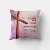 イエス様はキリスト教の復活祭を復活させた クッション (裏面)