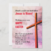 イエス様はキリスト教の復活祭を復活させた シーズンカード (正面)