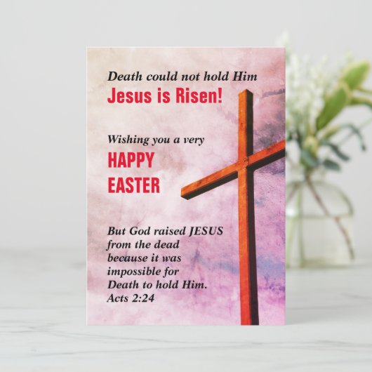 イエス様はキリスト教の復活祭を復活させた シーズンカード (スタンド正面)