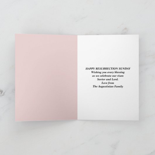 イエス様はキリスト教の復活祭を復活させた シーズンカード (内部)