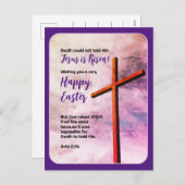 イエス様はキリスト教の復活祭を復活させた シーズンポストカード (正面/裏面)